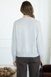 BEAU KNIT CARDIGAN-GY