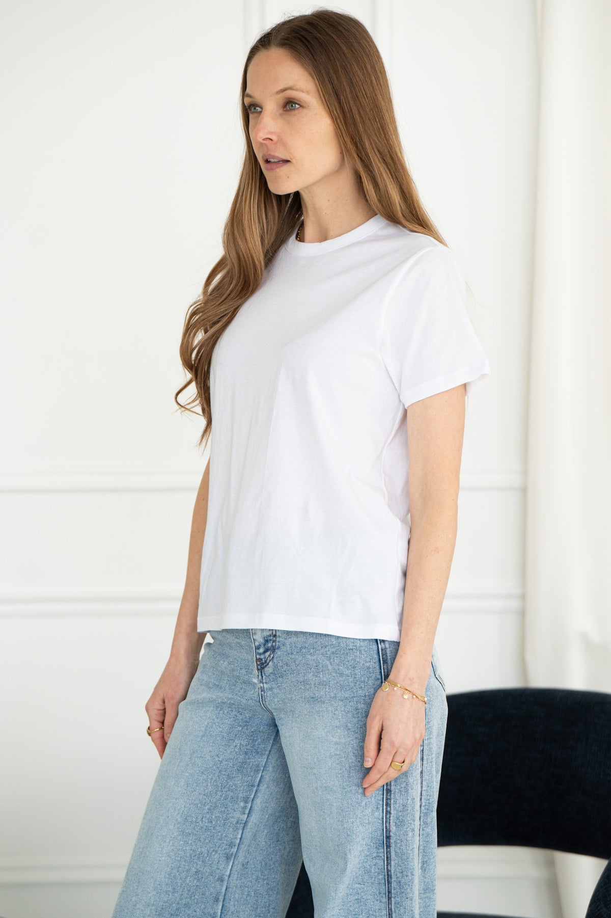LANDRY COTTON TEE-WH