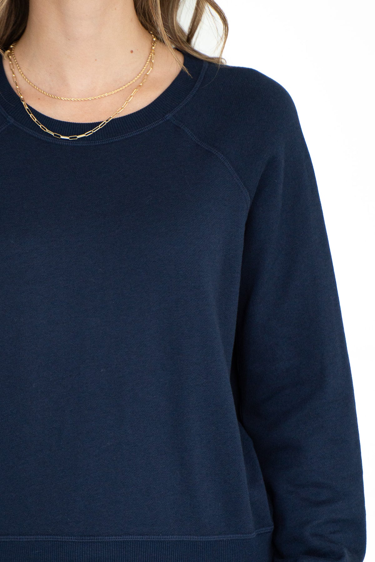 ADLAI COTTON MODAL PULLOVER-BL