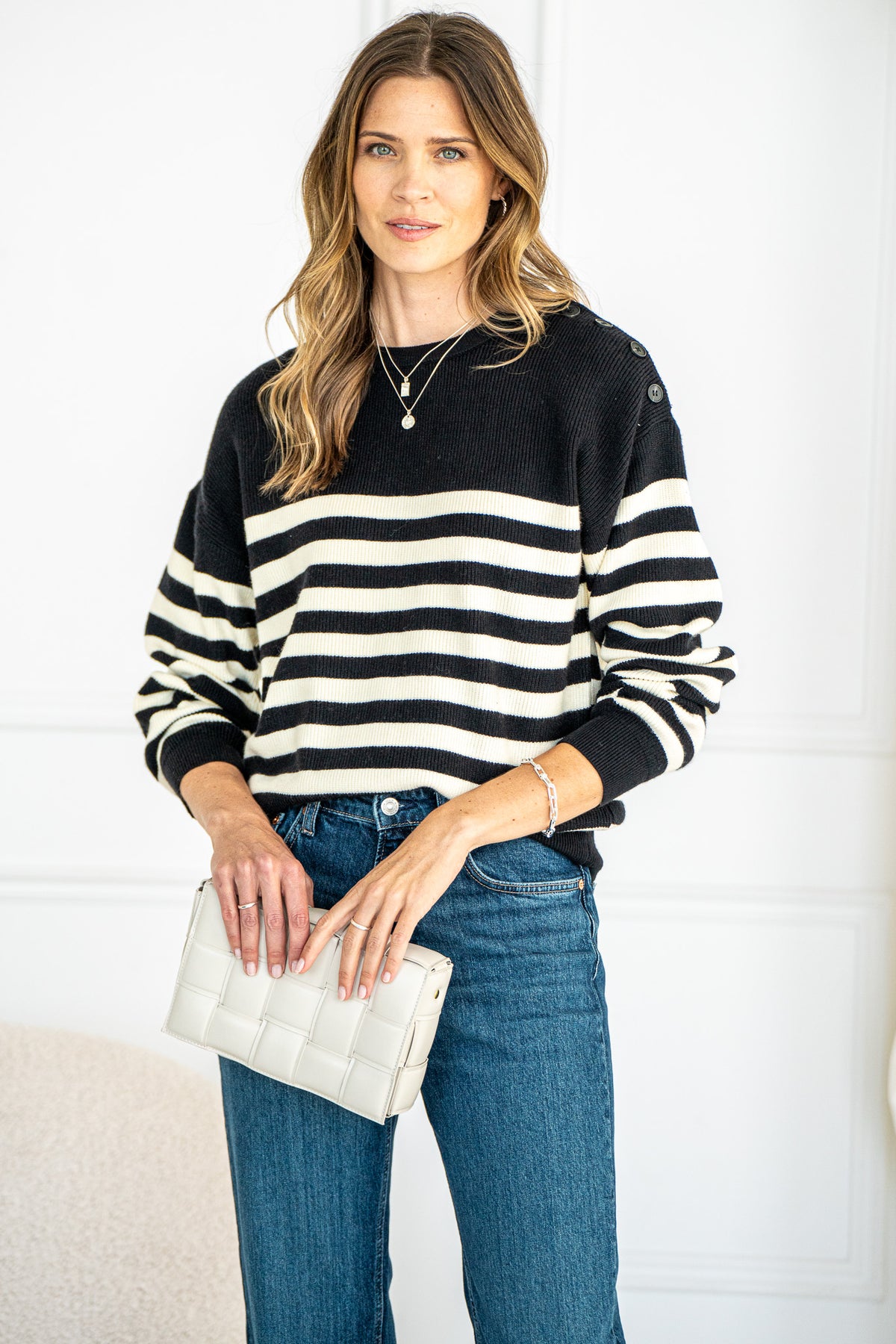 ROWAN STRIPE SWEATER