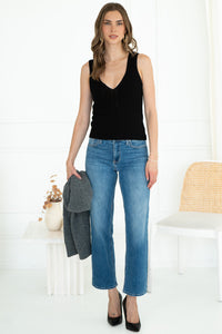 PIYA V NECK KNIT TANK