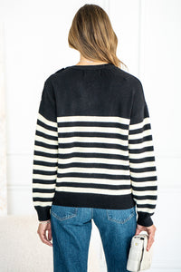 ROWAN STRIPE SWEATER