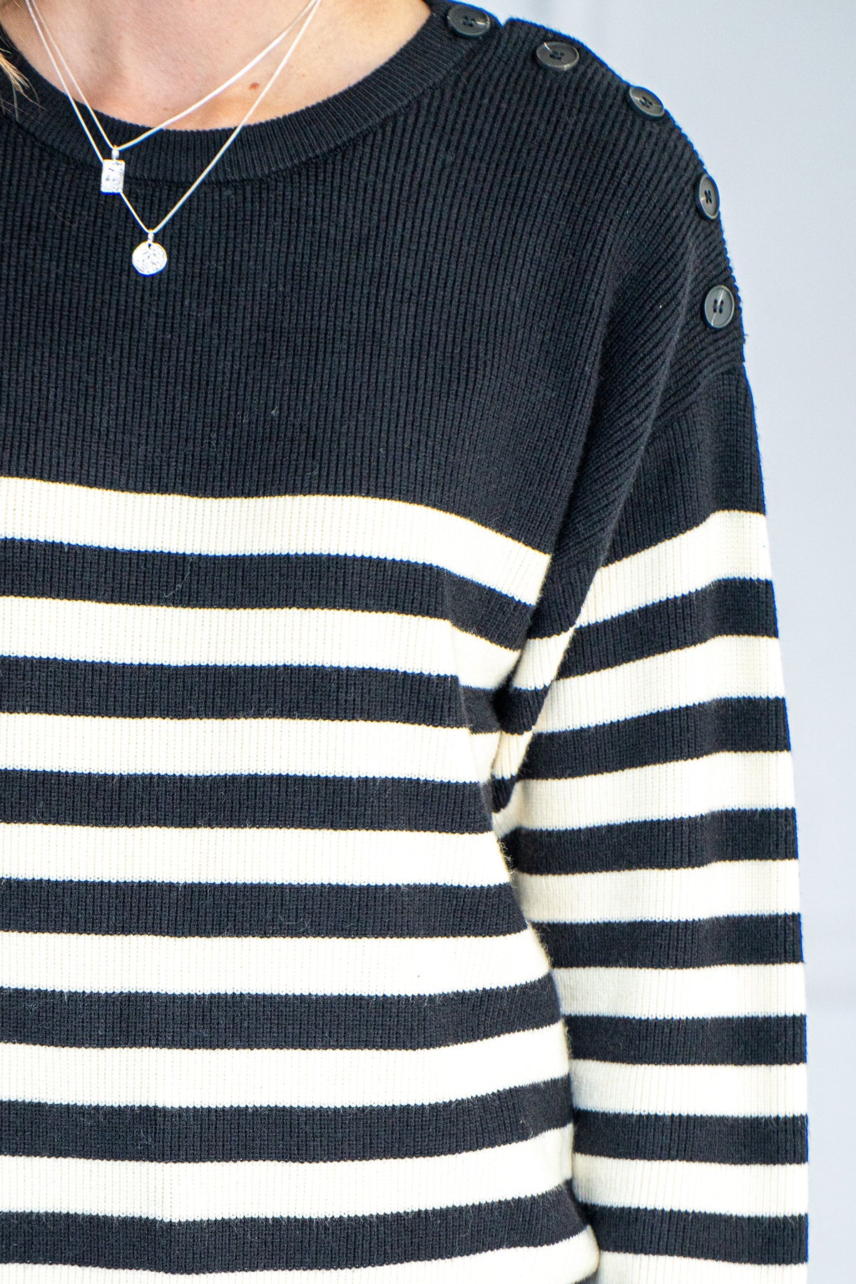 ROWAN STRIPE SWEATER