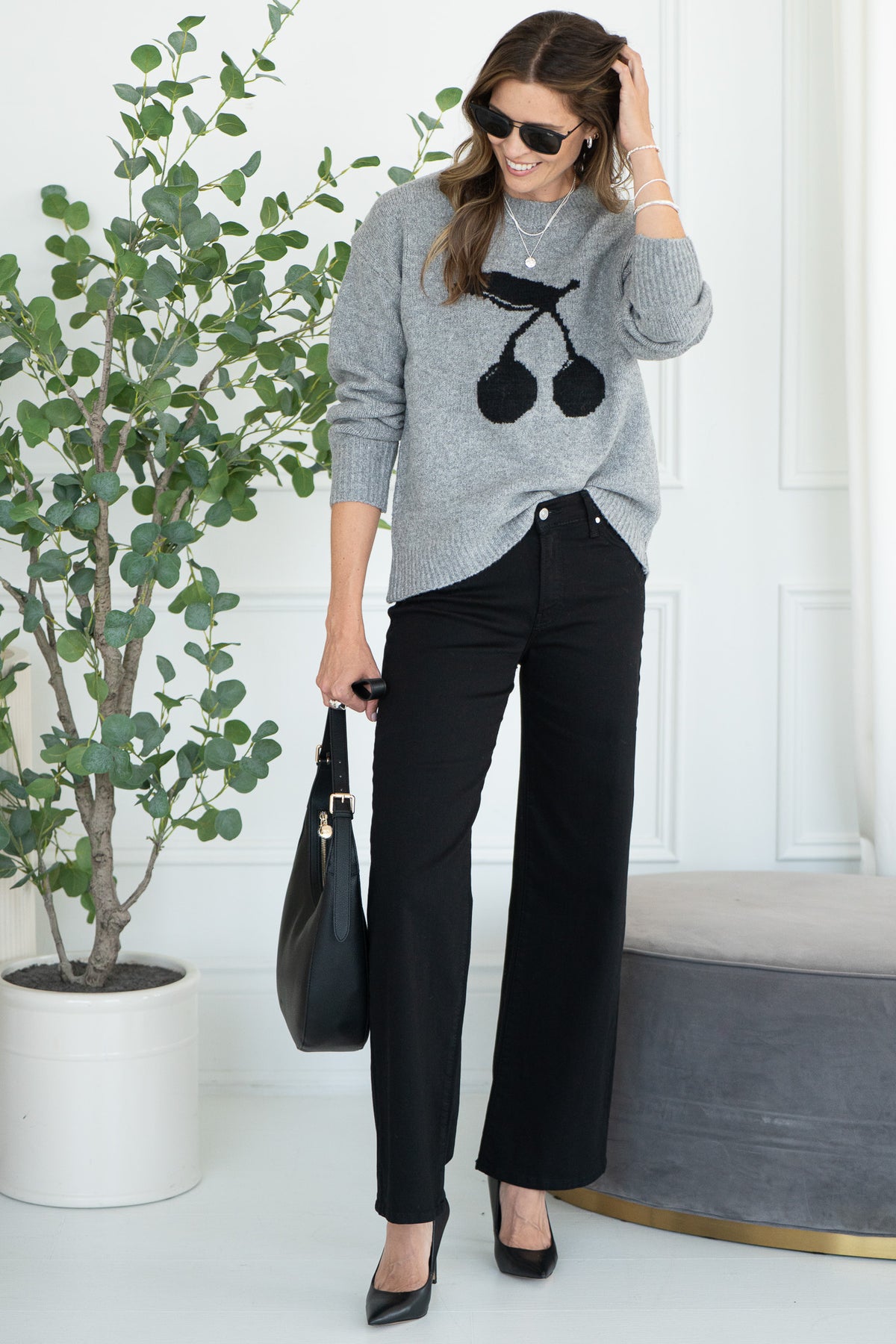LOU CHERRY SWEATER