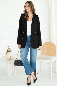 ALIX SWEATSHIRT BLAZER-BK