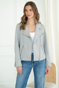 KAELIE SWEATSHIRT MOTO JACKET