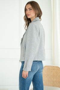 KAELIE SWEATSHIRT MOTO JACKET