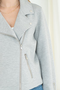 KAELIE SWEATSHIRT MOTO JACKET