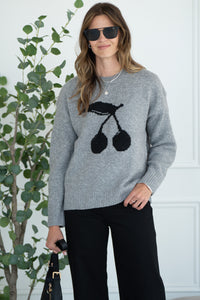 LOU CHERRY SWEATER