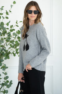 LOU CHERRY SWEATER