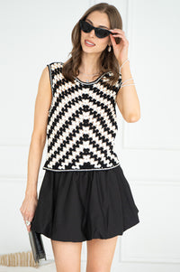 SUNNY DAYS CROCHET TANK