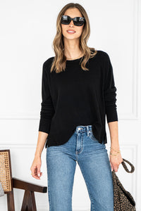 LORRAINE SWEATER IN BLACK