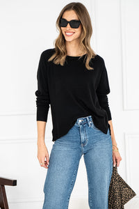 LORRAINE SWEATER IN BLACK