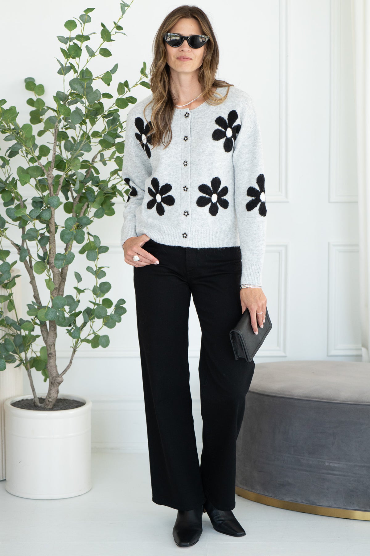 JORGIE FLORAL CARDIGAN
