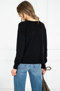 LORRAINE SWEATER IN BLACK
