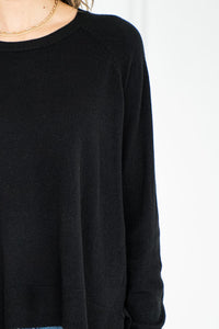 LORRAINE SWEATER IN BLACK