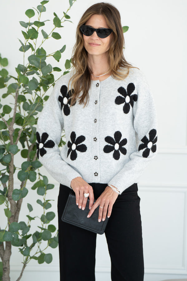 JORGIE FLORAL CARDIGAN