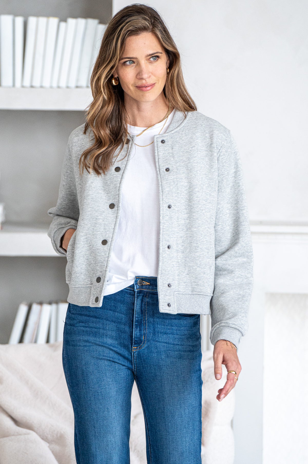 CHILLY DAYS SWEATSHIRT BOMBER JACKET