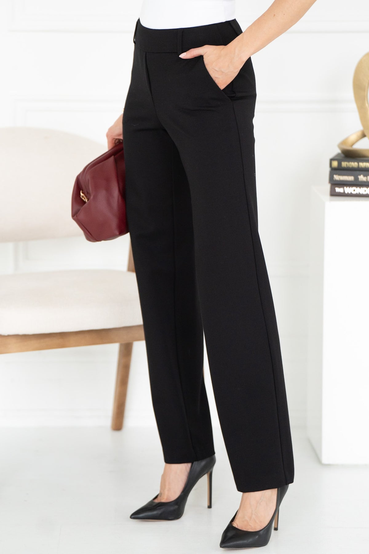 DONNY STRAIGHT LEG PONTE PANT