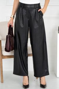 LOREN FAUX LEATHER PANTS