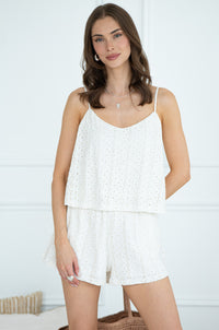SYLVIE EYELET TANK