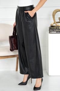 LOREN FAUX LEATHER PANTS