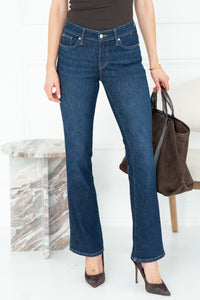 MOLLY BOOTCUT JEANS IN DARK BLUE