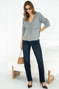 ARLIE HEART BUTTON CARDIGAN