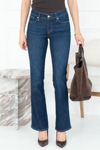 MOLLY BOOTCUT JEANS IN DARK BLUE