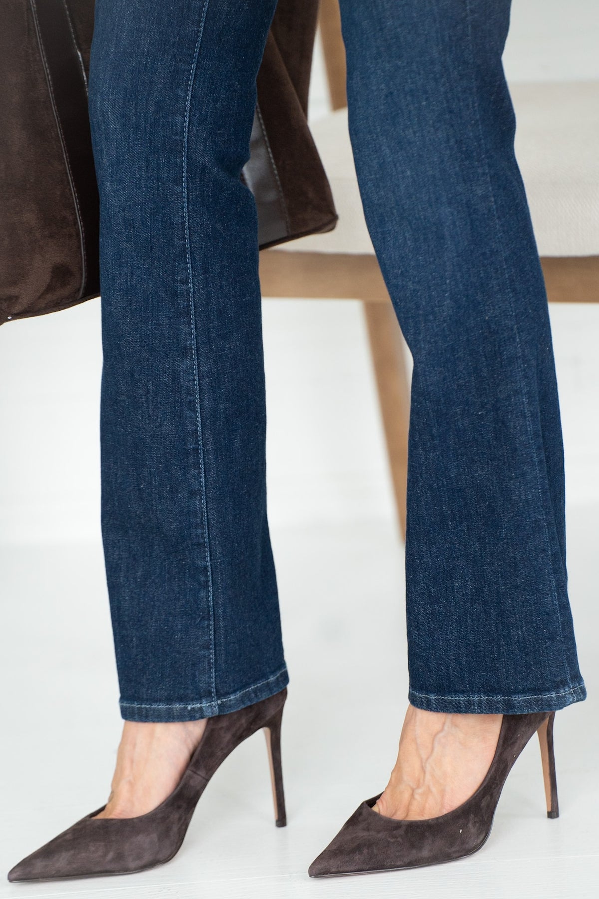 MOLLY BOOTCUT JEANS IN DARK BLUE