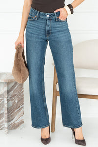 TAYLOR STRAIGHT LEG JEANS IN BLUE
