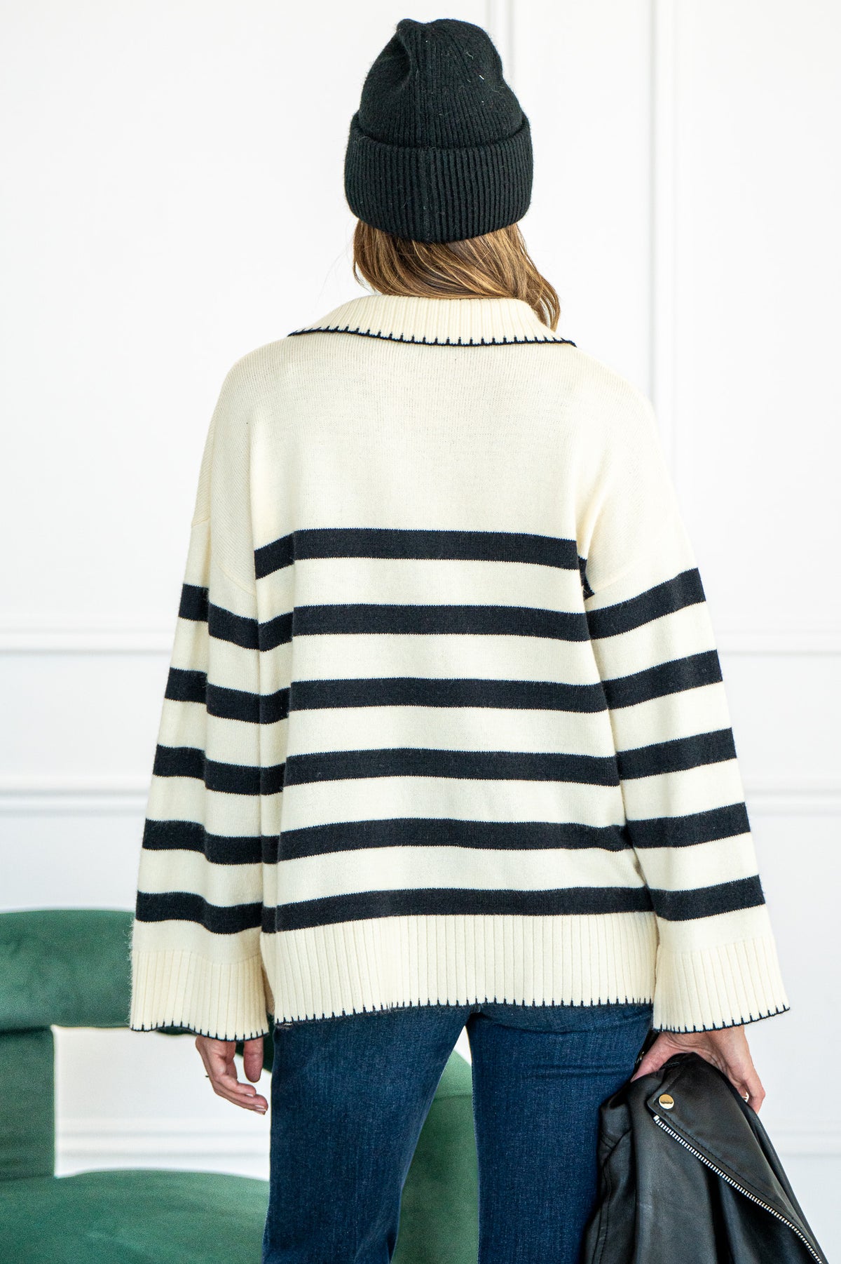 THIS IS FATE WHIPSTITCH SWEATER