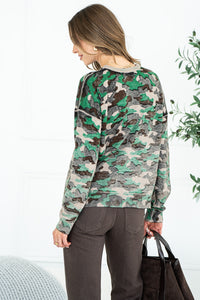 OUTLAW CAMO PRINT SWEATER