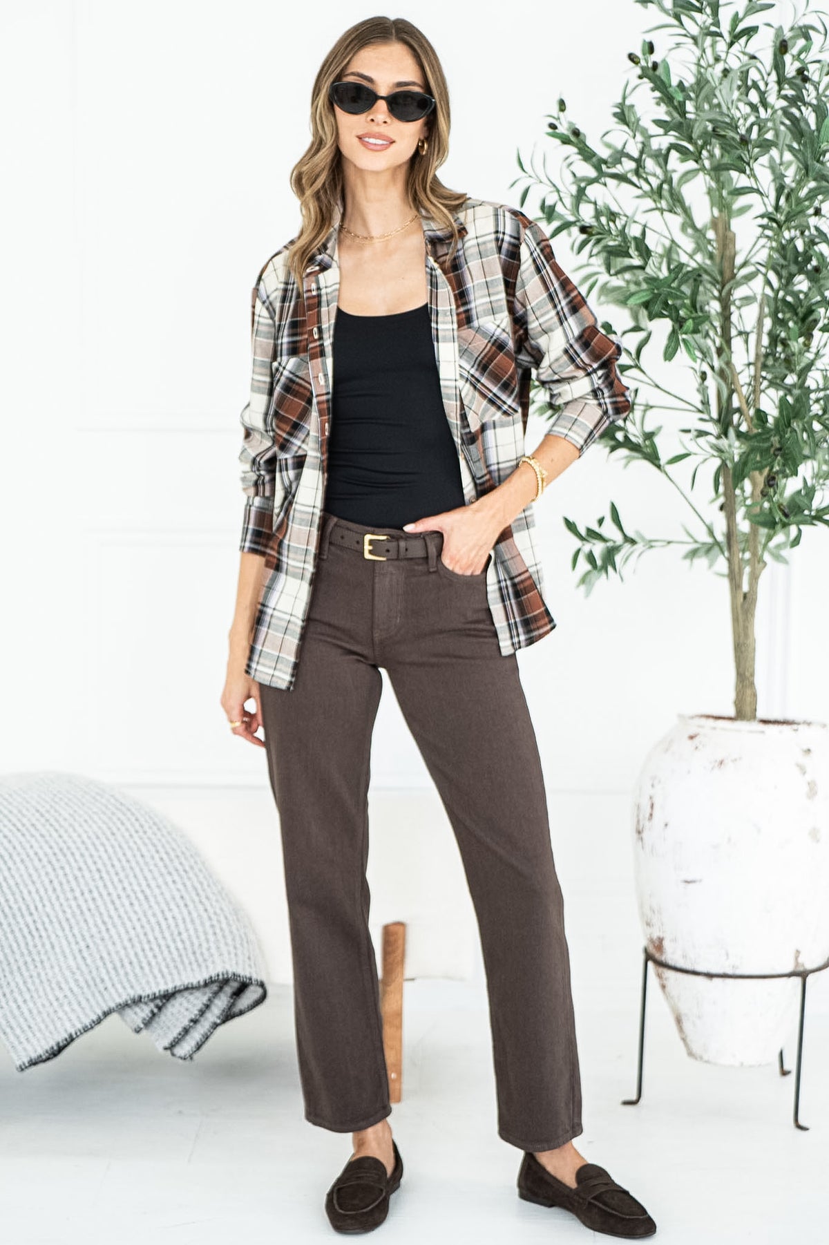 THE CITY PLAID SHIRT