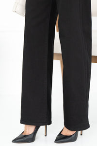 PALOMA WIDE LEG JEANS IN BLACK