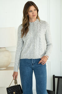 WHEREEVER YOU ARE SCALLOP EDGE CARDIGAN