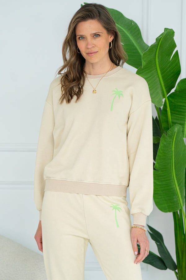 PERRY PALM PULLOVER