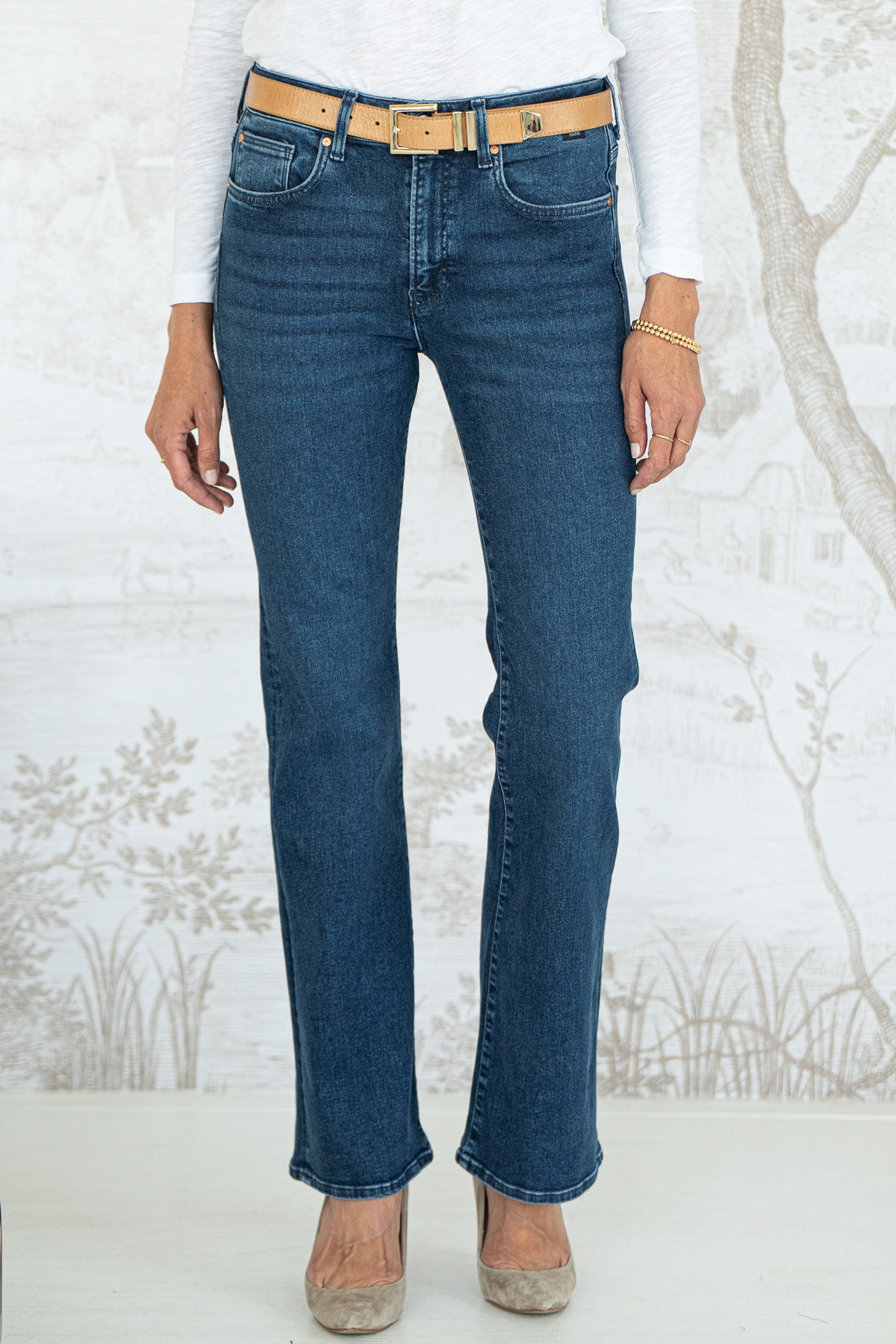 MARIA FLARE JEANS-MB