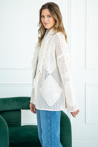 ORIANA FRINGE CARDIGAN