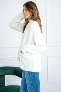 APRES SHAWL COLLAR CARDIGAN