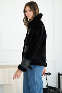 UNFORGETTABLE WEEKEND FAUX FUR JACKET