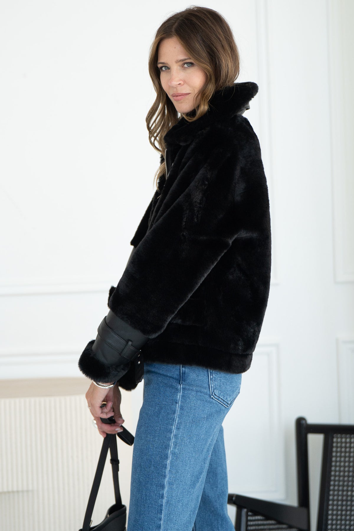 UNFORGETTABLE WEEKEND FAUX FUR JACKET