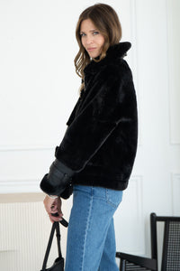UNFORGETTABLE WEEKEND FAUX FUR JACKET