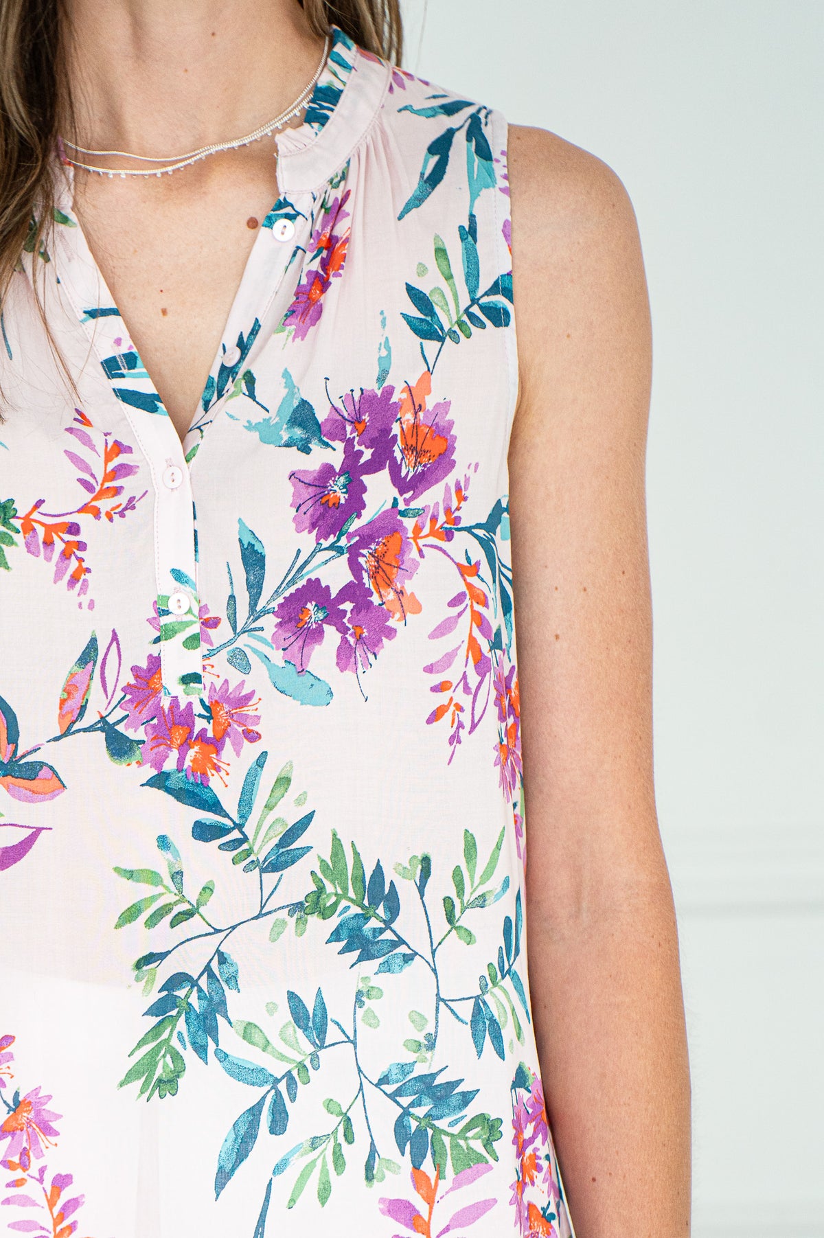 ALMA FLORAL TANK BLOUSE