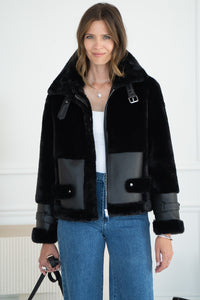 UNFORGETTABLE WEEKEND FAUX FUR JACKET
