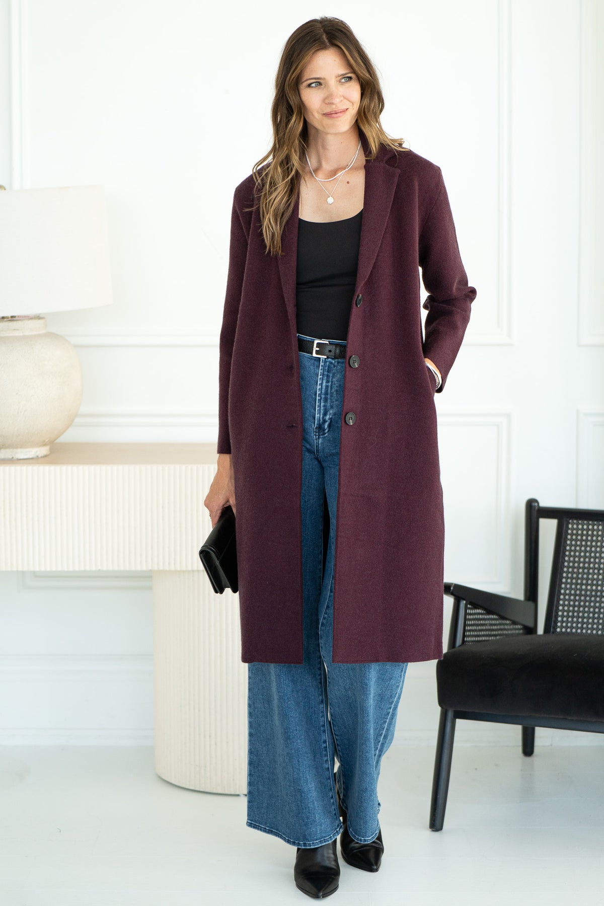 VICKI KNIT COAT-BU