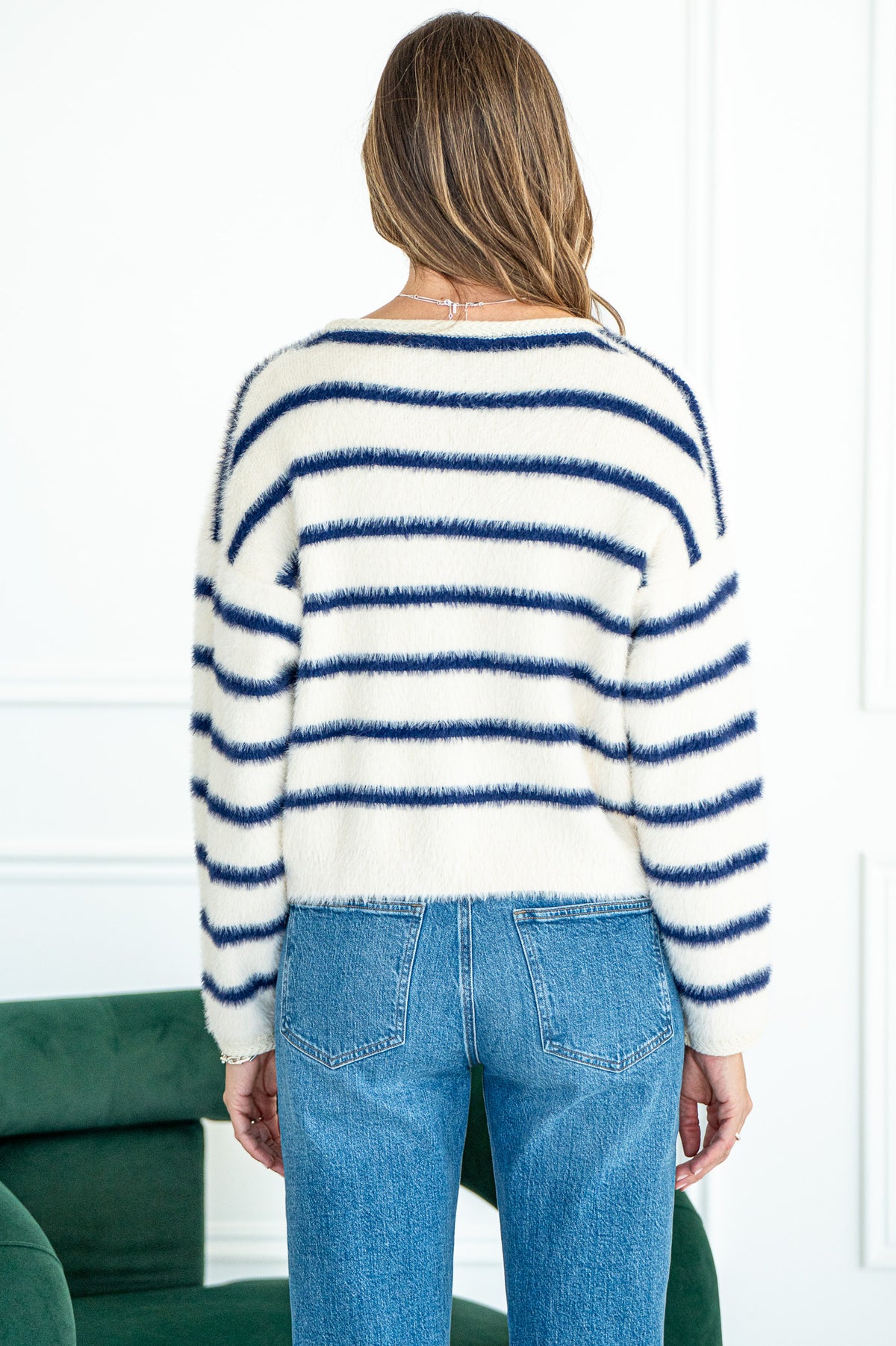 IN THE MOMENT STRIPE CARDIGAN