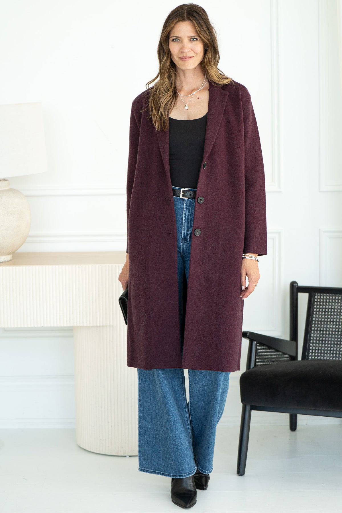 VICKI KNIT COAT-BU