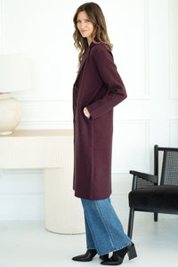 VICKI KNIT COAT-BU