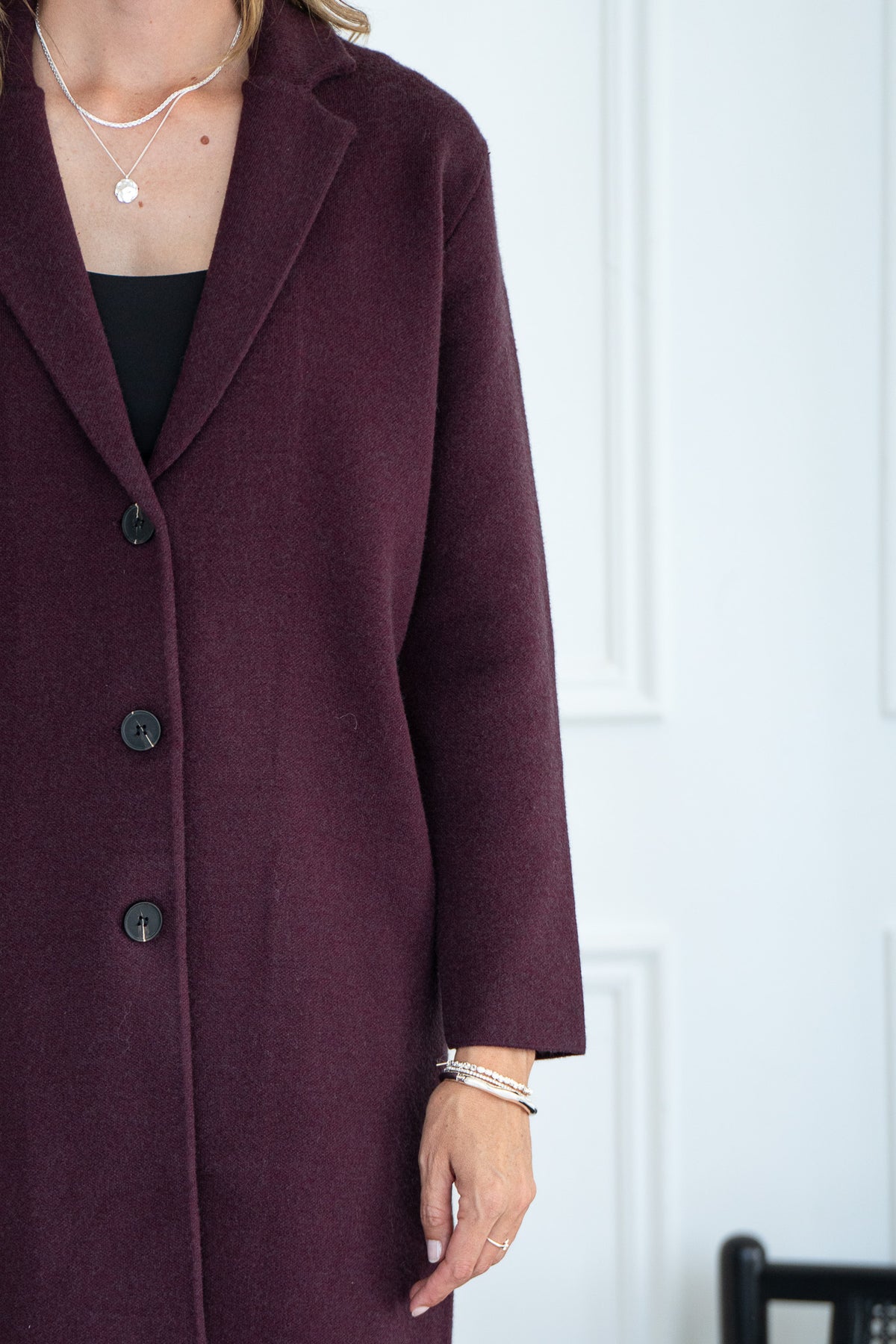 VICKI KNIT COAT-BU